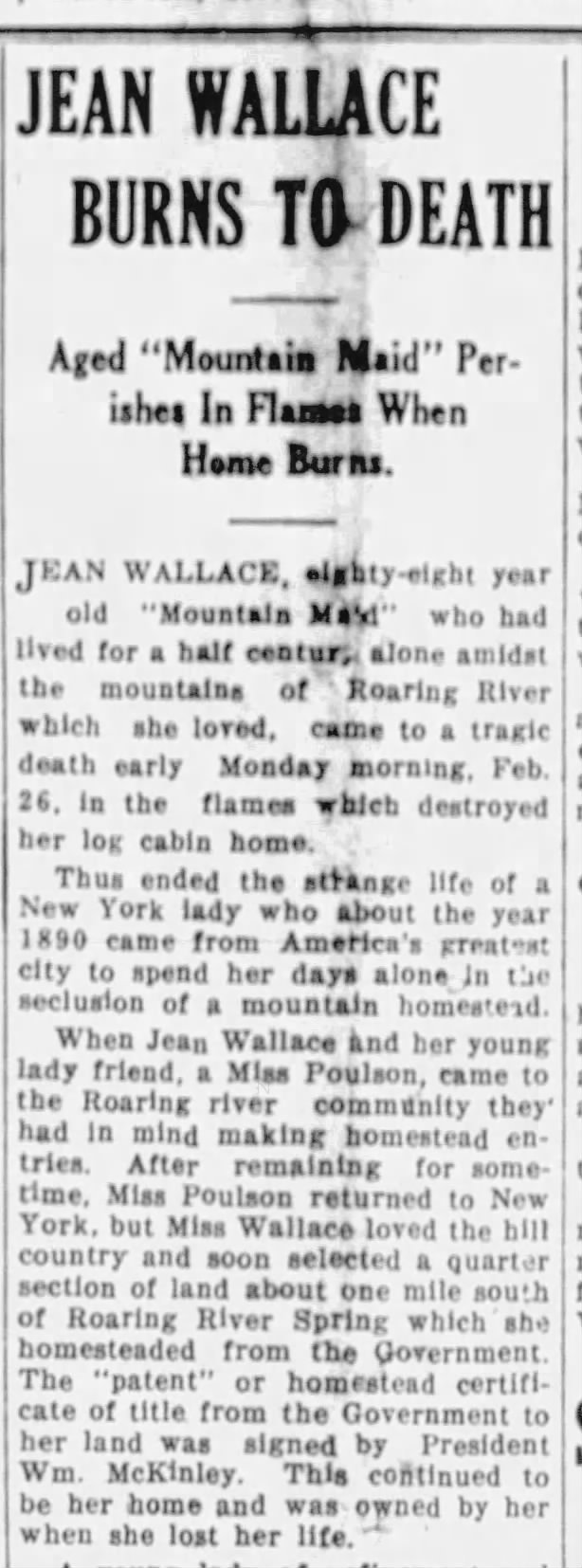 Jean Wallace and Cynthia Poulson