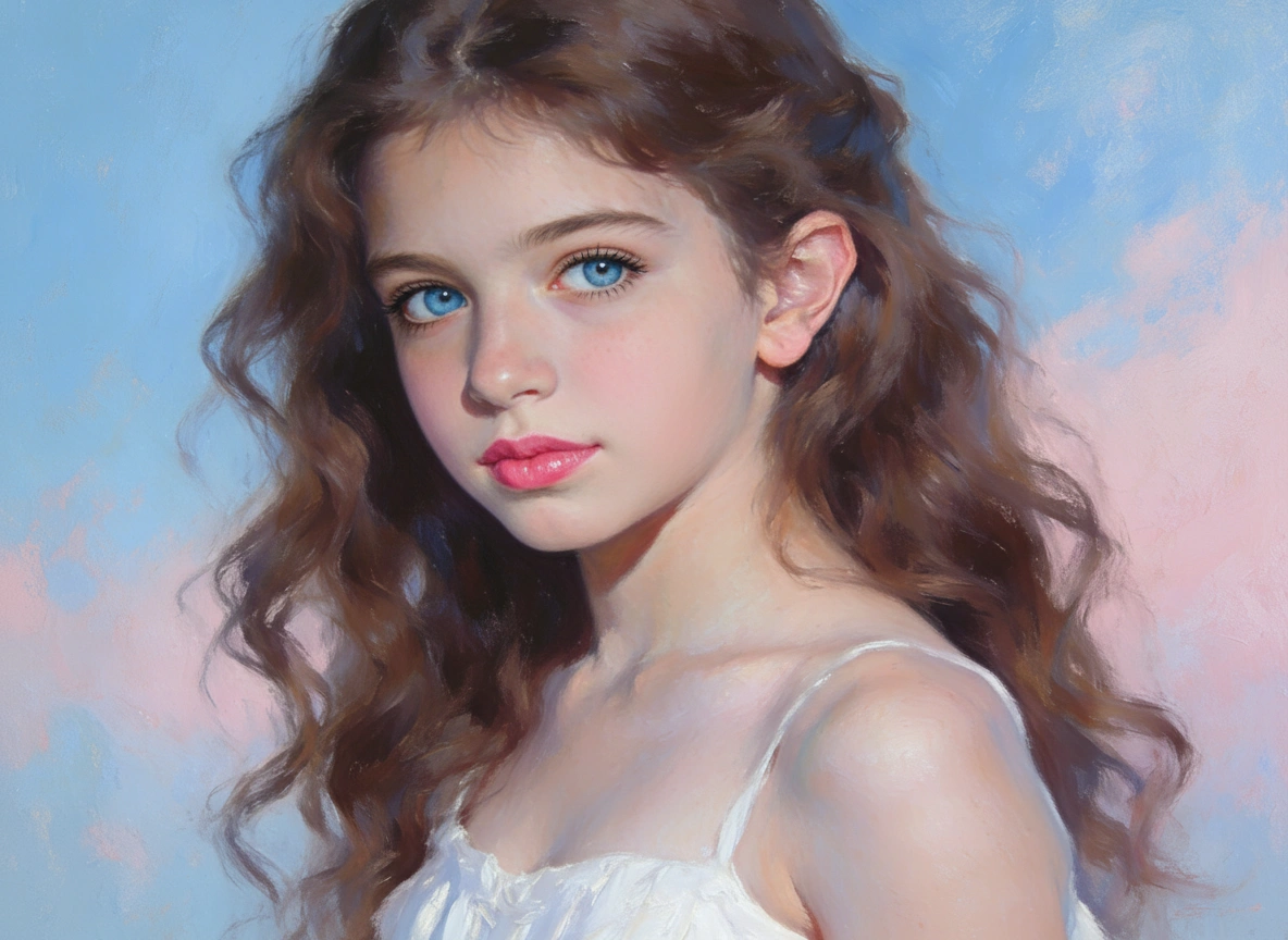 AI-generated portrait of Emma Stark