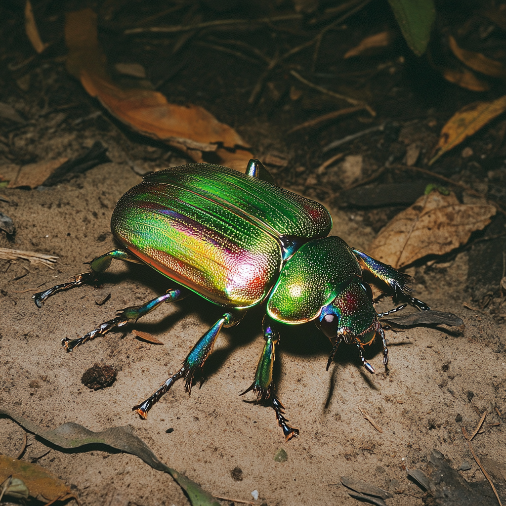 Green beetle