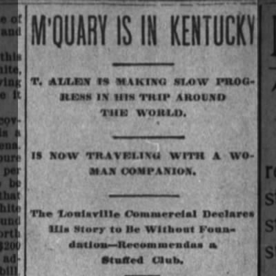 Newspaper clipping from the Springfield Leader and Press